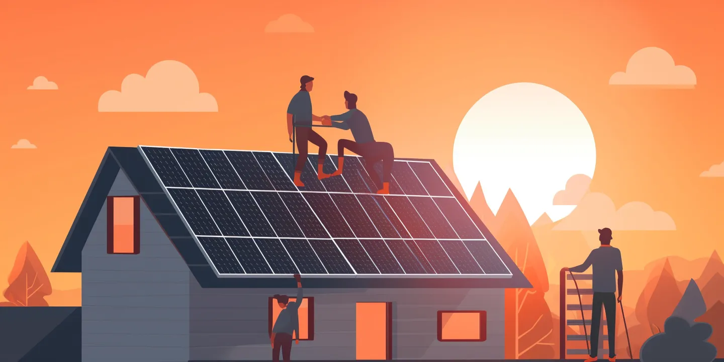 Jak myć panele fotowoltaiczne na dachu?