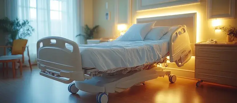 Łóżka rehabilitacyjne metalowe