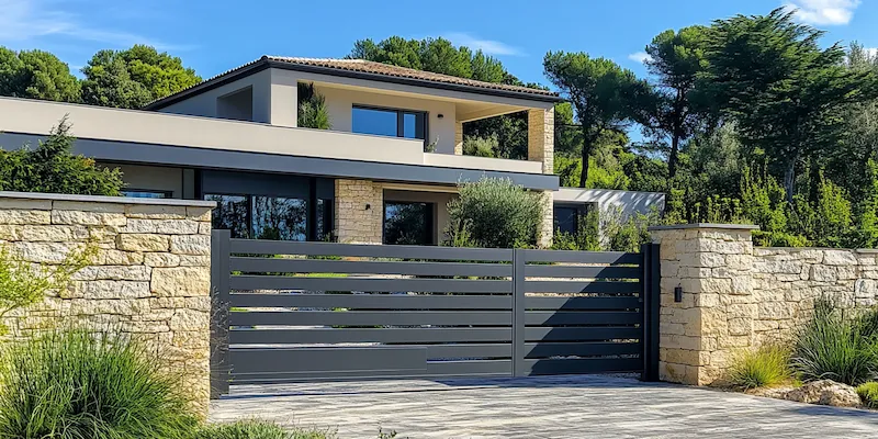 nowoczesne metalowe ogrodzenia z Polski