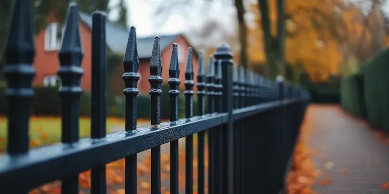 stalowe ogrodzenie z Polski