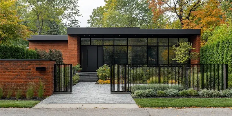 Moderne Zäune Polen