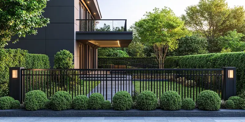 Metallzäune aus Polen mit montage