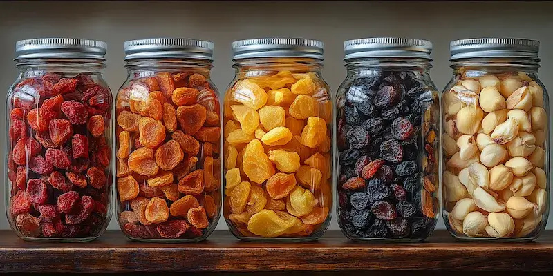 Ile kcal mają suszone owoce?