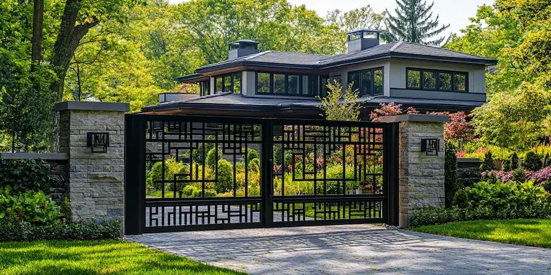 Design-Zäune aus Polen