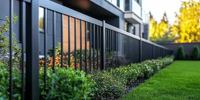 Metallzaun aus Polen